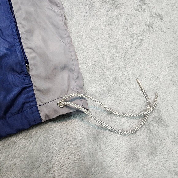 Vintage Nike Anorak Windbreaker Jacket Men's Size XL Blue Grey Athletic 80s - Picture 7 of 16
